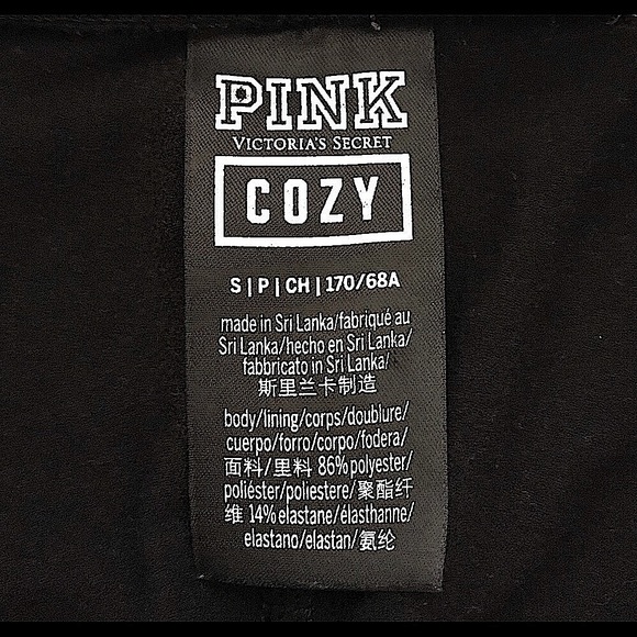 🆕🔥PINK BY VS WARM&COZY ULTIMATE LEGGINGS BLACK&GRAY VERY SOFT&SILKY FEEL NWOT - Picture 8 of 8